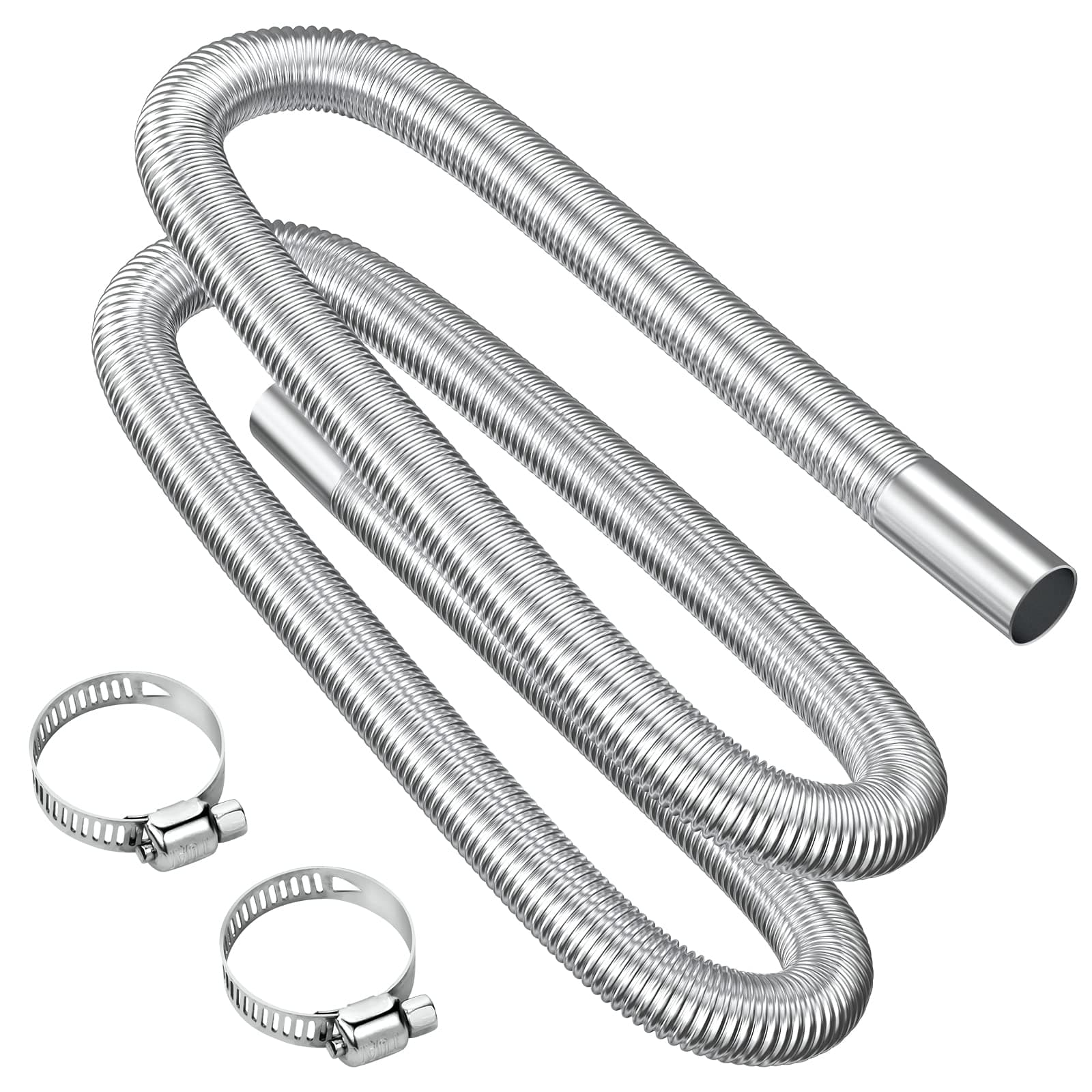 URAQT Abgasrohr Standheizung, Edelstahl Metallschlauch Diesel 200CM 🤺