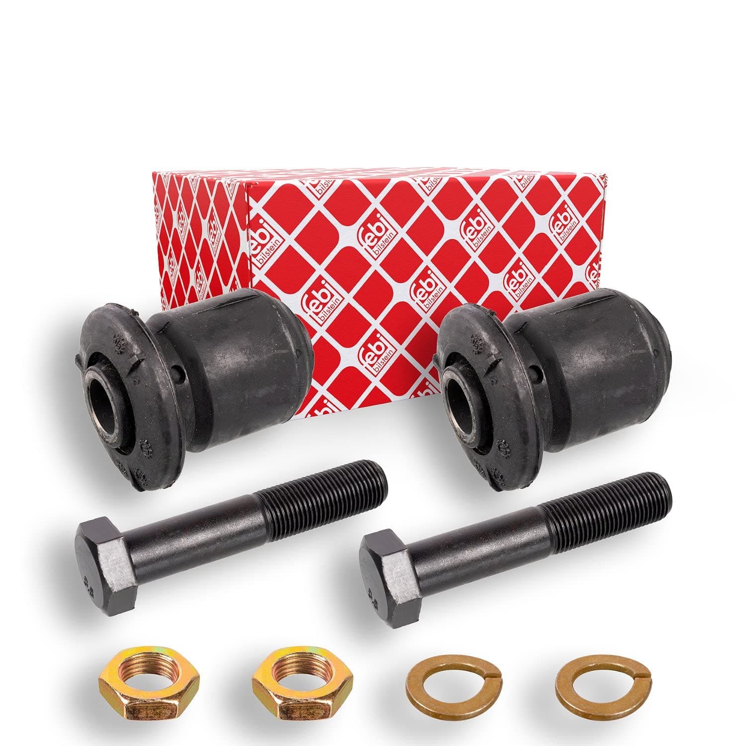 🔧 FeBi Bilstein 04996 Montagesatz für Querlenker, 1 Stück, Schwarz 🛠️