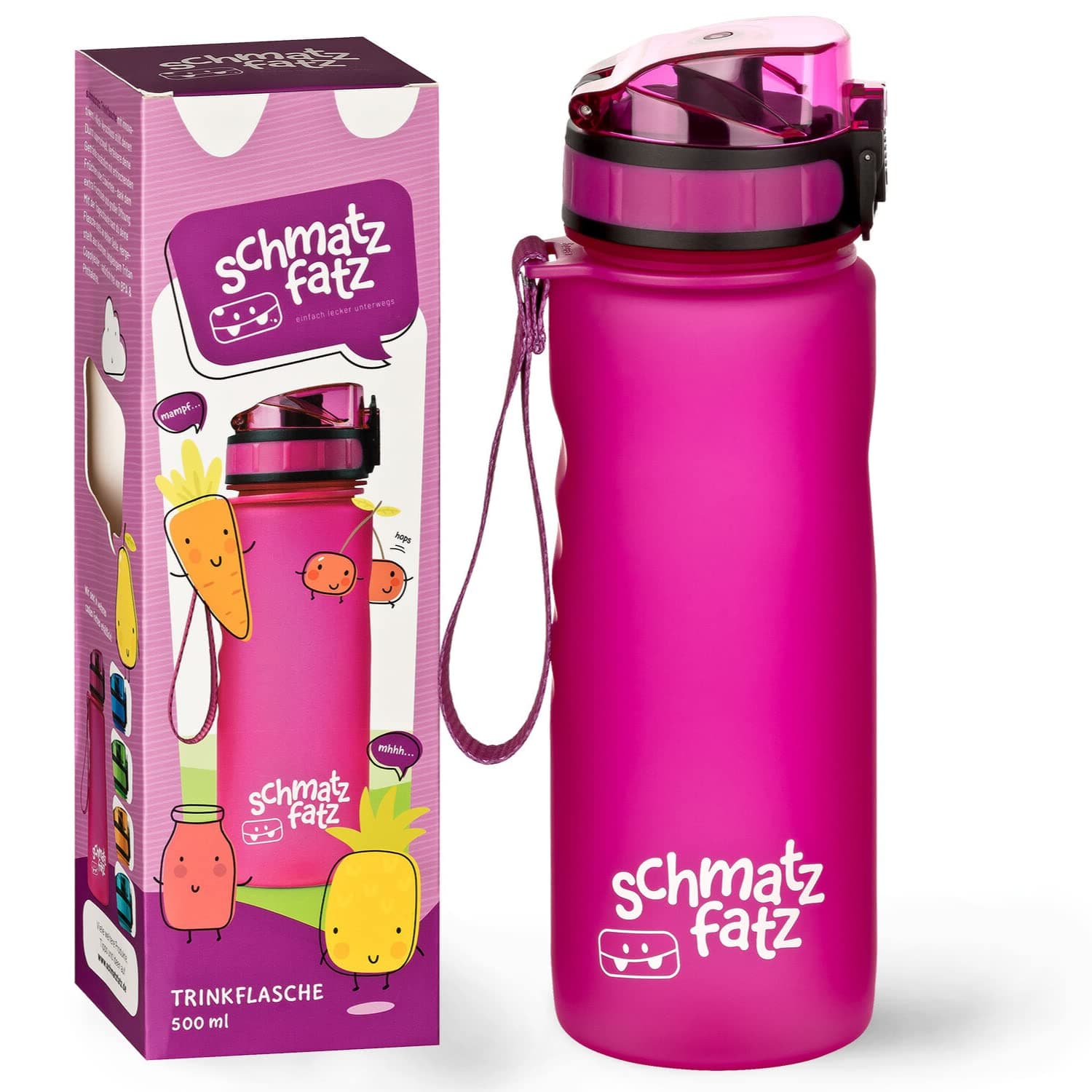 🌟 Schmatzfatz Trinkflasche Kinder Auslaufsicher 0,5L - BPA-Frei 💧