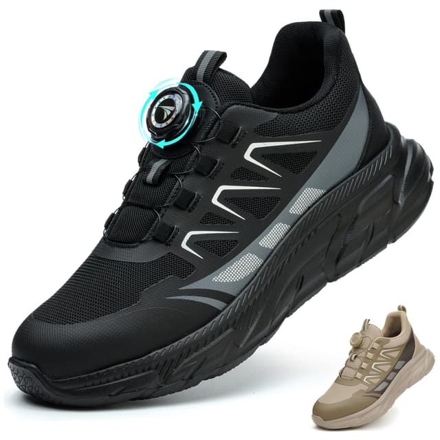 👟 BAXIWUY Sicherheitsschuhe Herren Damen - Leicht & Atmungsaktiv 🛡️