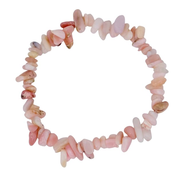 Taddart Minerals – Rosa Splitter Armband aus Andenopal