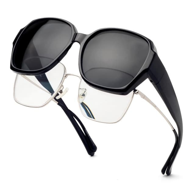 Übergröße Polarisierte Überzieh-Sonnenbrille für Brillenträger