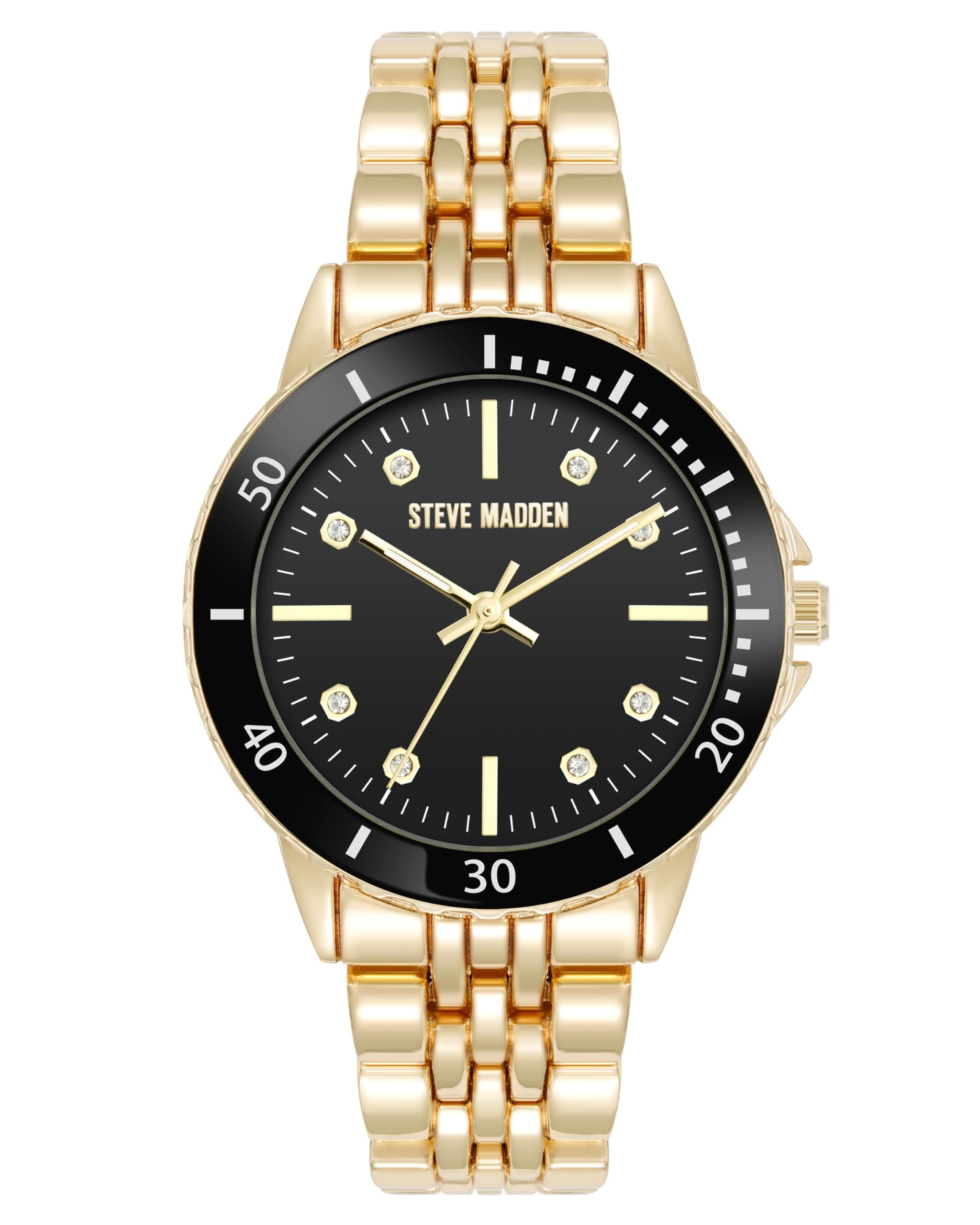 🌟 Super Deal: Steve Madden Frauen Kristallarmband Uhr 🌟