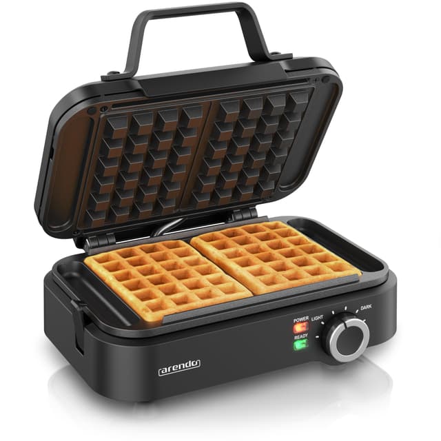 Angebot: Arendo - Waffeleisen doppelt - Belgische Waffeln - 1200 Watt 🧇🥞