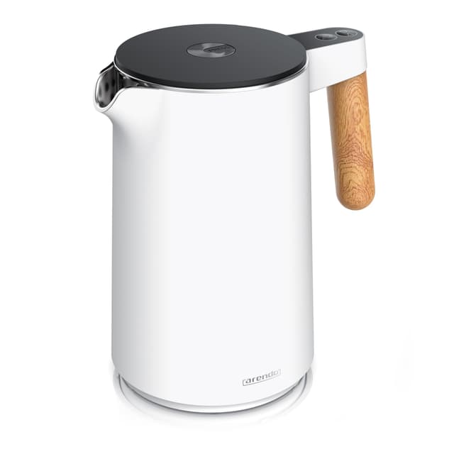 Angebot: Arendo Wasserkocher mit Temperatureinstellung - Edelstahl - 45-100 Grad - 1,5 Liter - BPA frei - Warmhaltefunktion
