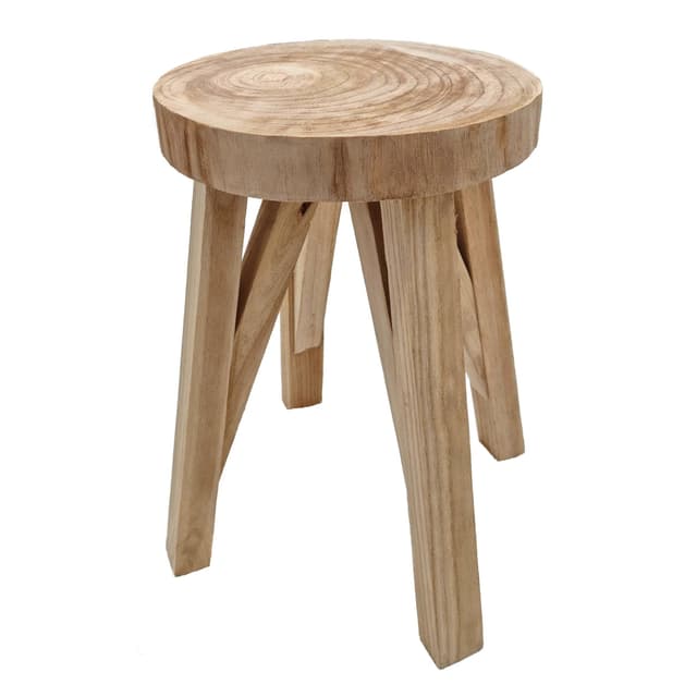 🌼🌳 Spetebo Massivholz Sitzhocker Belastbarkeit 120 kg - 40 x 28 cm 🌸🌿
