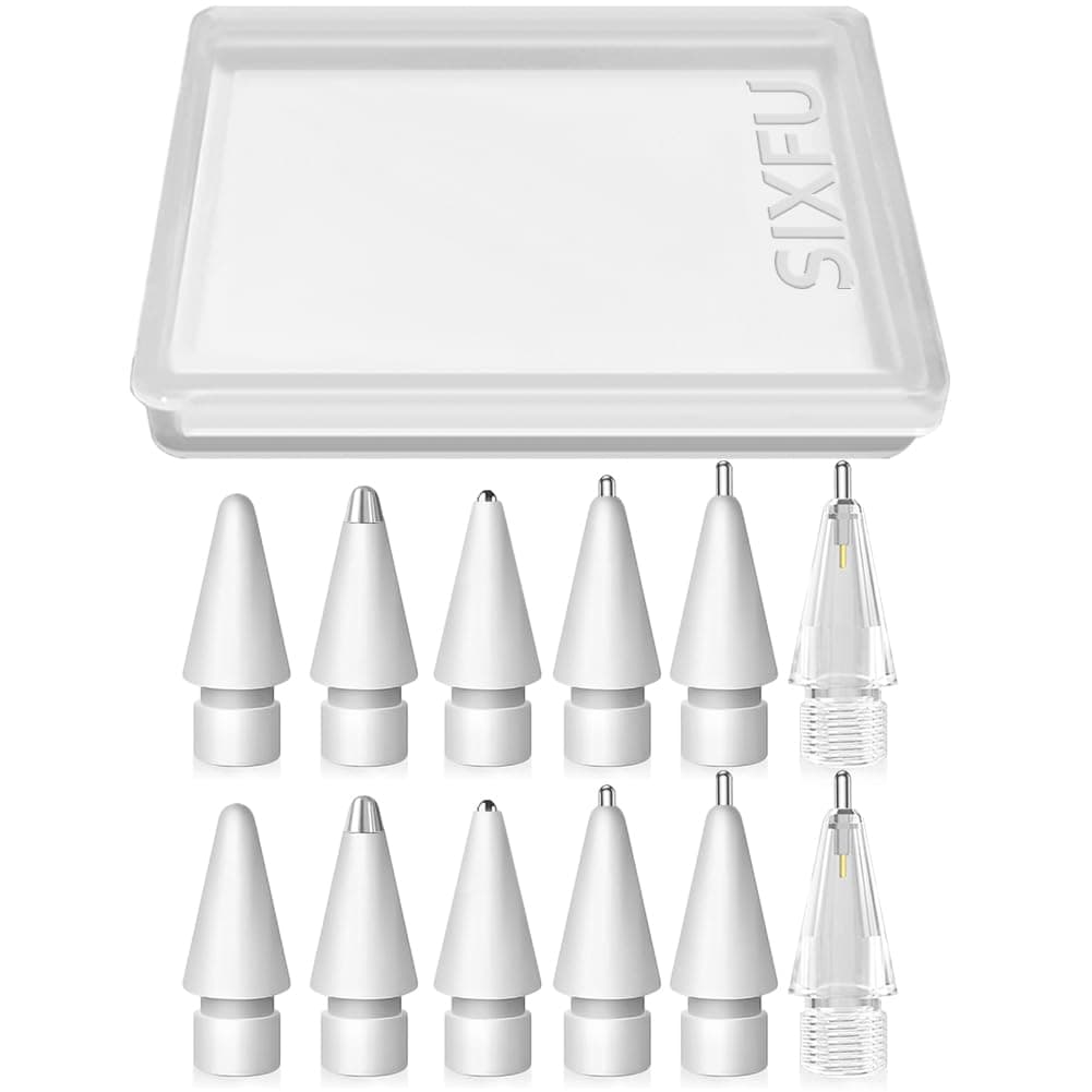 12 Stück Apple Pencil Spitzen Set 🍎🖊️ Hochempfindliche Tips für Profis