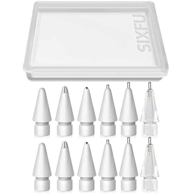 12 Stück Apple Pencil Spitzen Set 🍎🖊️ Hochempfindliche Tips für Profis