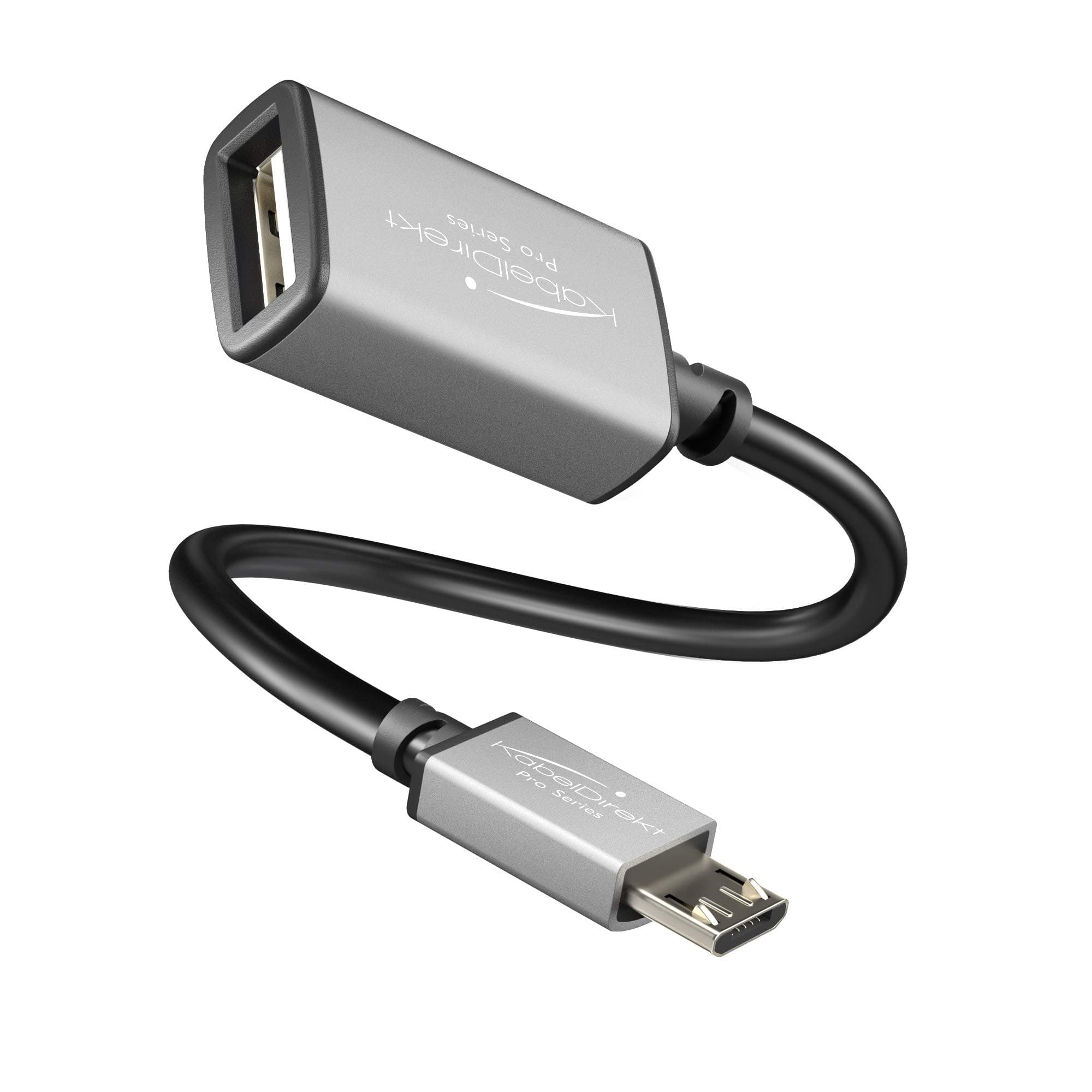 KabelDirekt - OTG Adapter - 0,15m 📱🔌