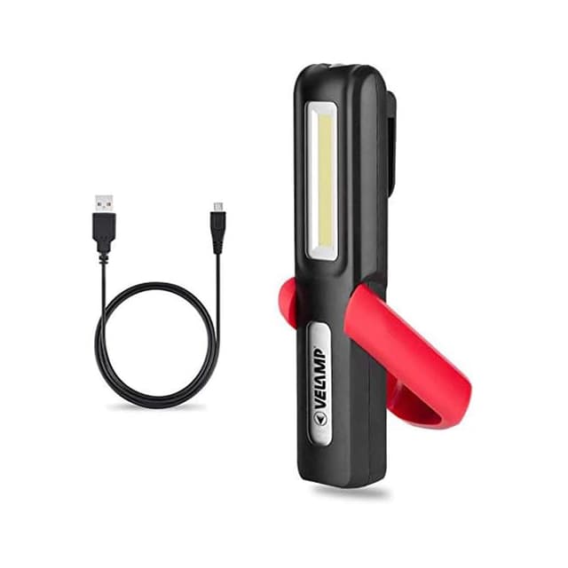 🔦 DAVY: Arbeitsleuchte COB + High Power 2x3W 🔴