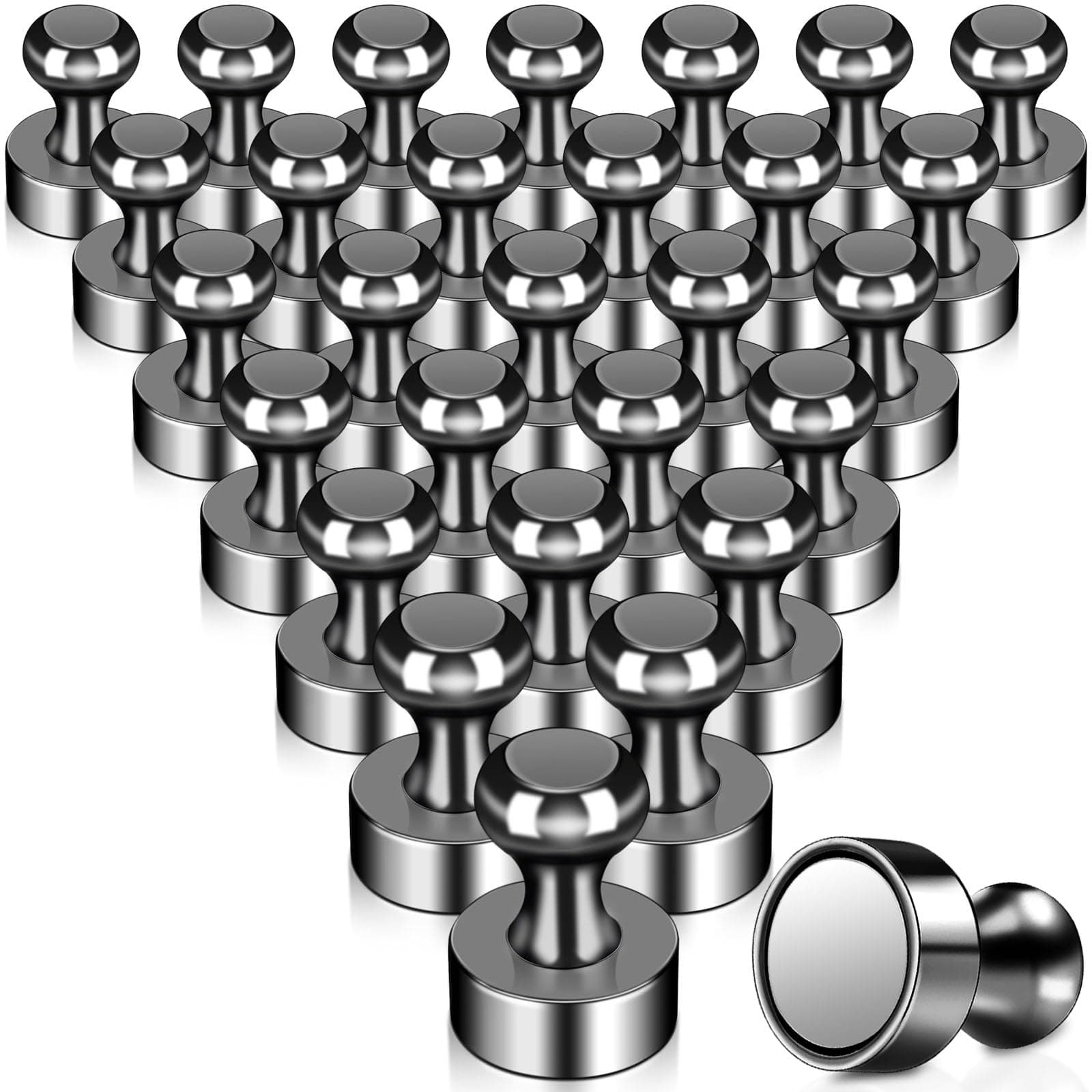 Starke Magnete Schwarz Neodym Magnete Extra Stark - 28stk