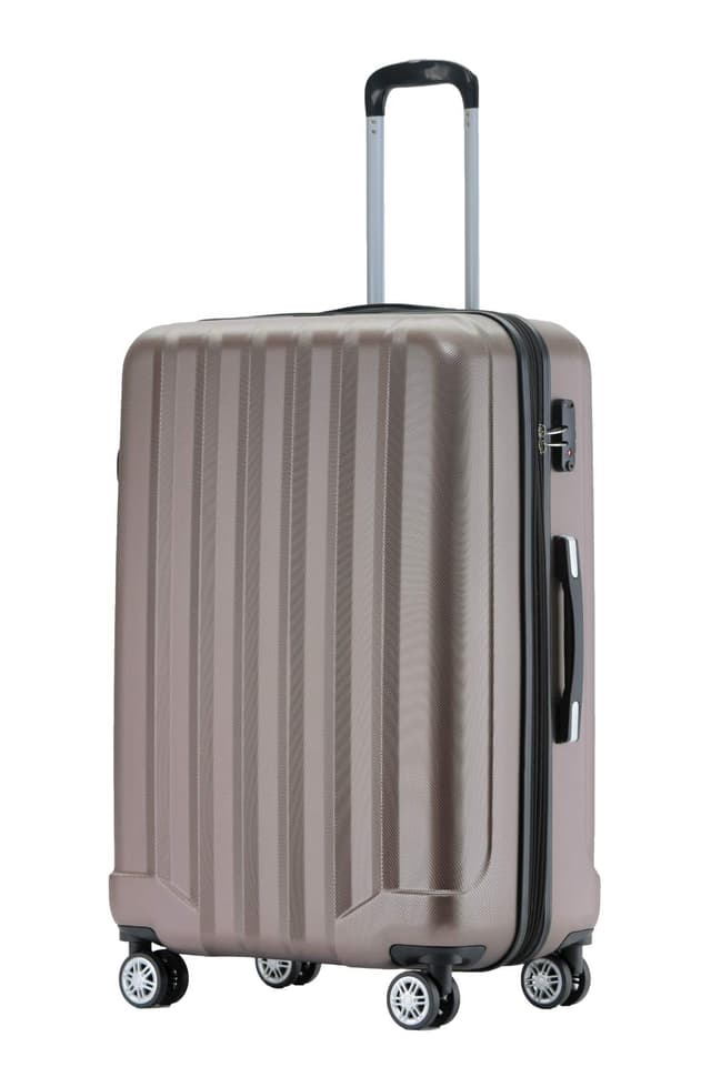 🌟 BEIBYE TSA-Schloß 2080 Gepäck Zwillingsrollen Reisekoffer Koffer Trolley Hartschale Dehnungsfuge (Coffee, XL) Coffee XL 🌟