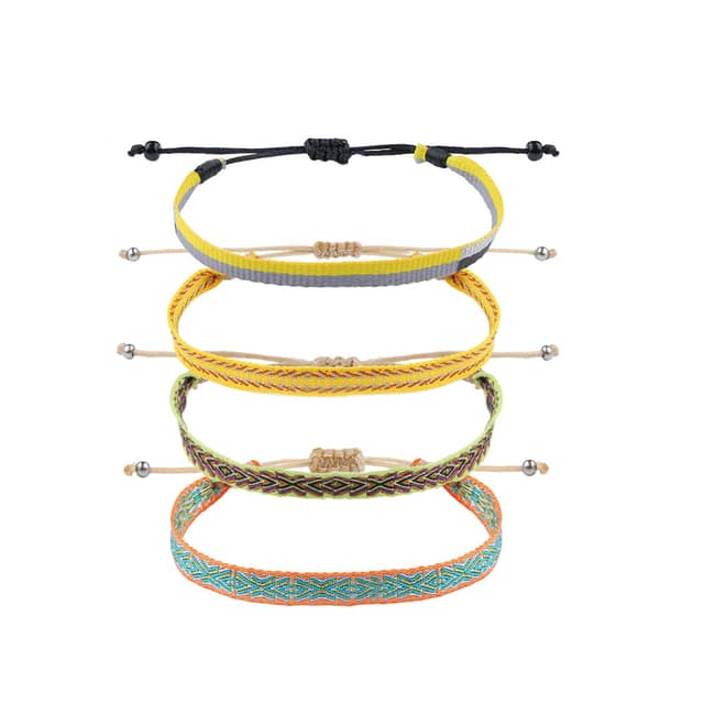 Viwind Boho Armbänder 4 Stück Freundschaftsarmband für Damen Herren