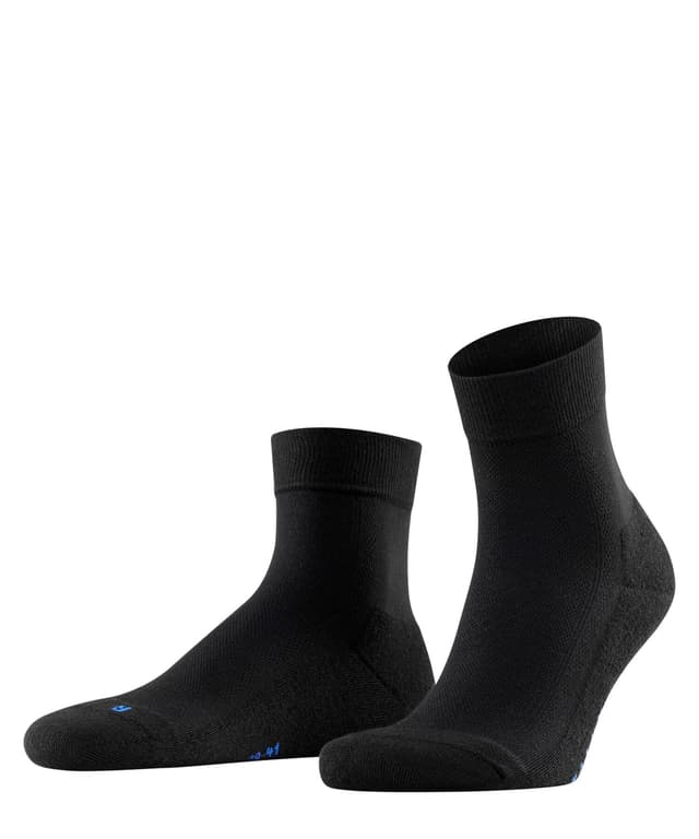 🧦 FALKE Unisex Cool Kick Socken | Schnelltrocknend & Kühlend | 35-36 Schwarz