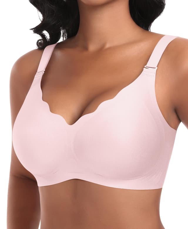 Ganado Damen Nahtloser BH Ohne Bügel 🌸 Bequemer BH Bralette Soft BHS Bügellos Bustier Bra