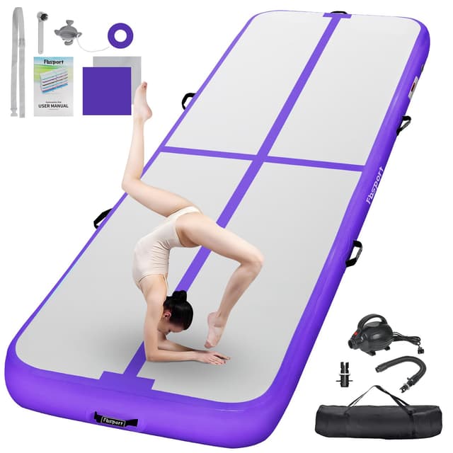 🤸‍♀️🟣 FBSPORT Airtrack Matte 300x100x10 cm 🟣🤸‍♀️