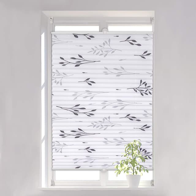 Angebot: WOLTU Plissee Faltrollo Klemmfix ohne Bohren 100x130 cm 🏡
