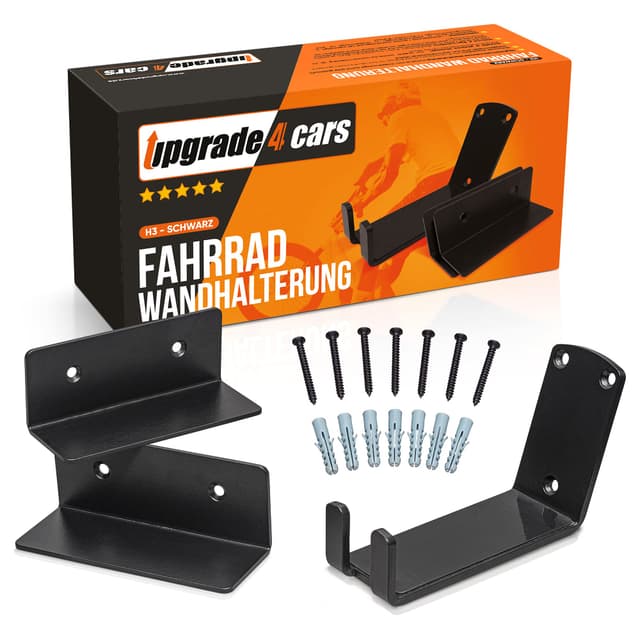 Upgrade4cars Fahrrad Wandhalterung Horizontal | Pedal Wandhaken Radaufhängung 🚴‍♂️