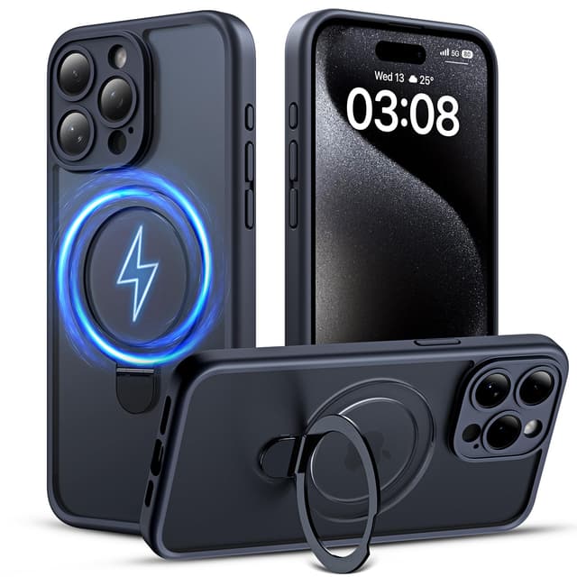 🌟 TOCOL iPhone 15 Pro Hülle mit MagSafe Ständer 📱