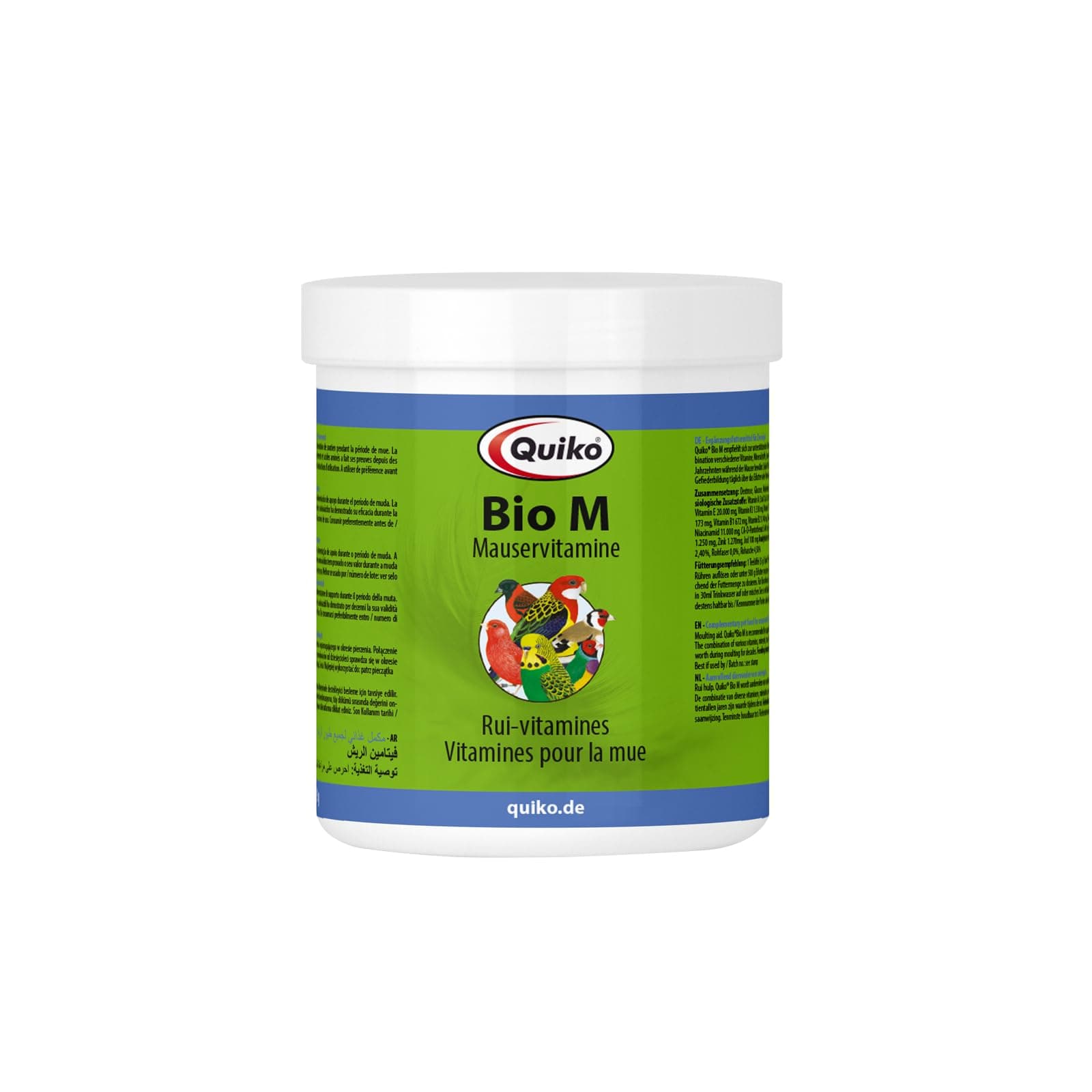 🐦 Quiko BIO-M 375g - Mauservitamine für Ziervögel 375 g (1er Pack) 🌿🌟