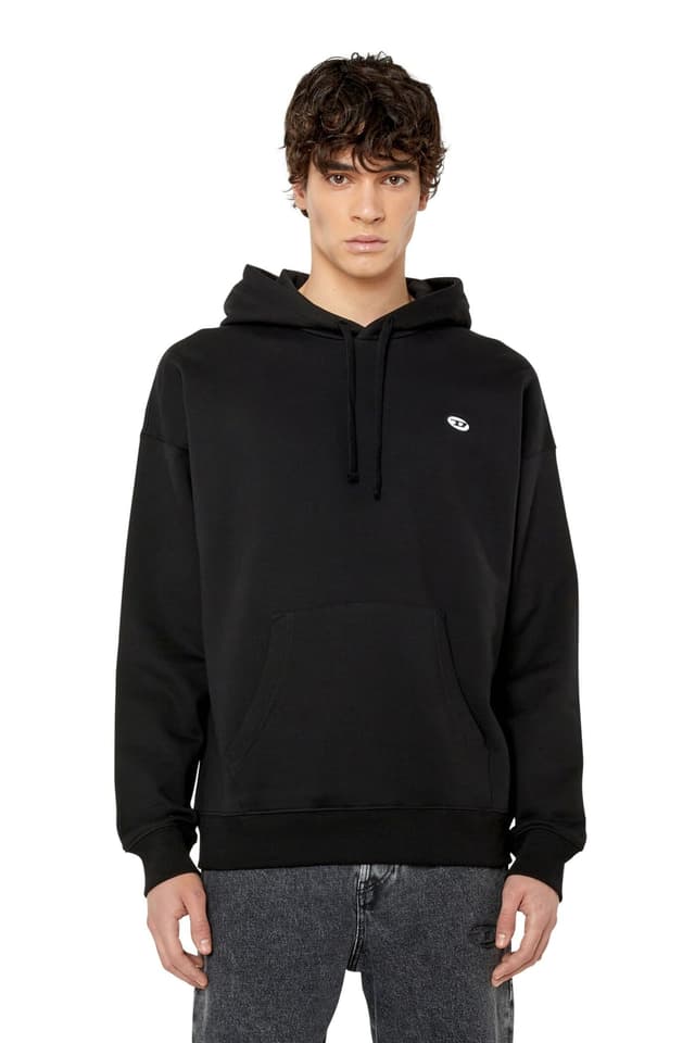 🔥 Super Angebot! Diesel Unisex S-rob-Hood-doval-pj Sweat-Shirt Sweatshirt XS Schwarz Schwarz Schwarz