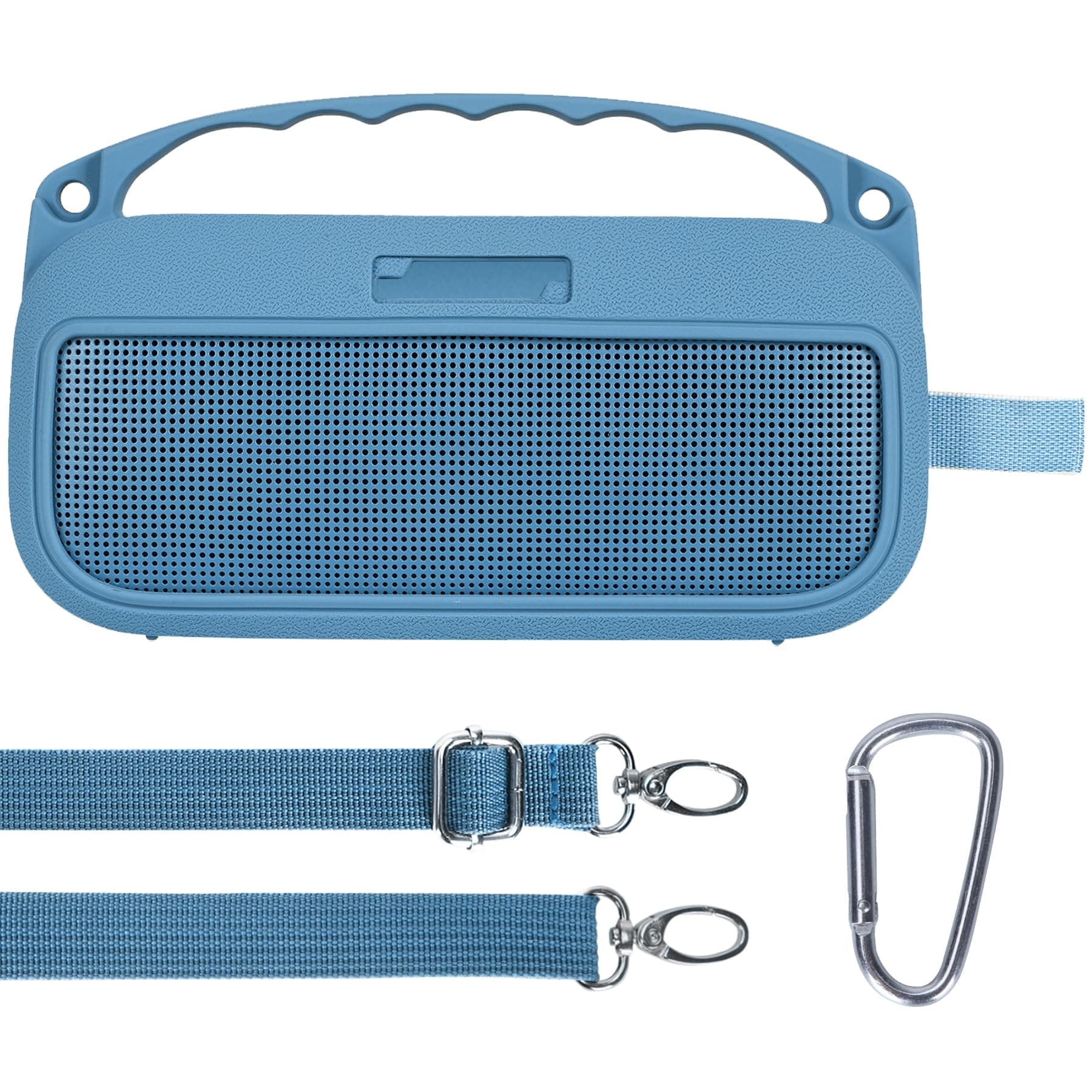 Lebakort Silikonhülle Tragetasche Case für Bose SoundLink Flex Lautsprecher