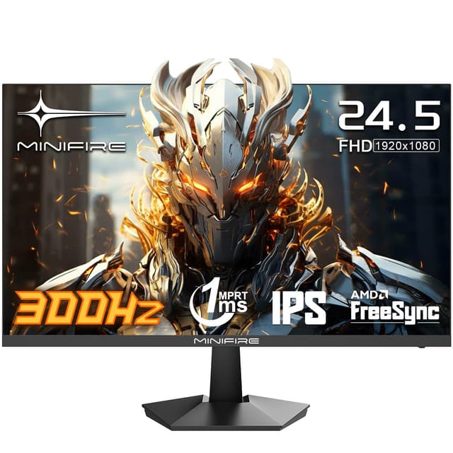 🎮 Minifire Gaming Monitor 24.5 Zoll 300Hz 1Ms FHD 1080P 🖥️