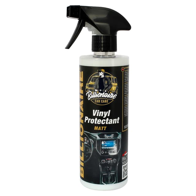 🚗💎 S SUMEX Billionaire Vinyl Protectant Matt Armaturenbrettreiniger mit Matteffekt, effektiv auf Kunststoffoberflächen aus Gummi und Vinyl, 500 ml