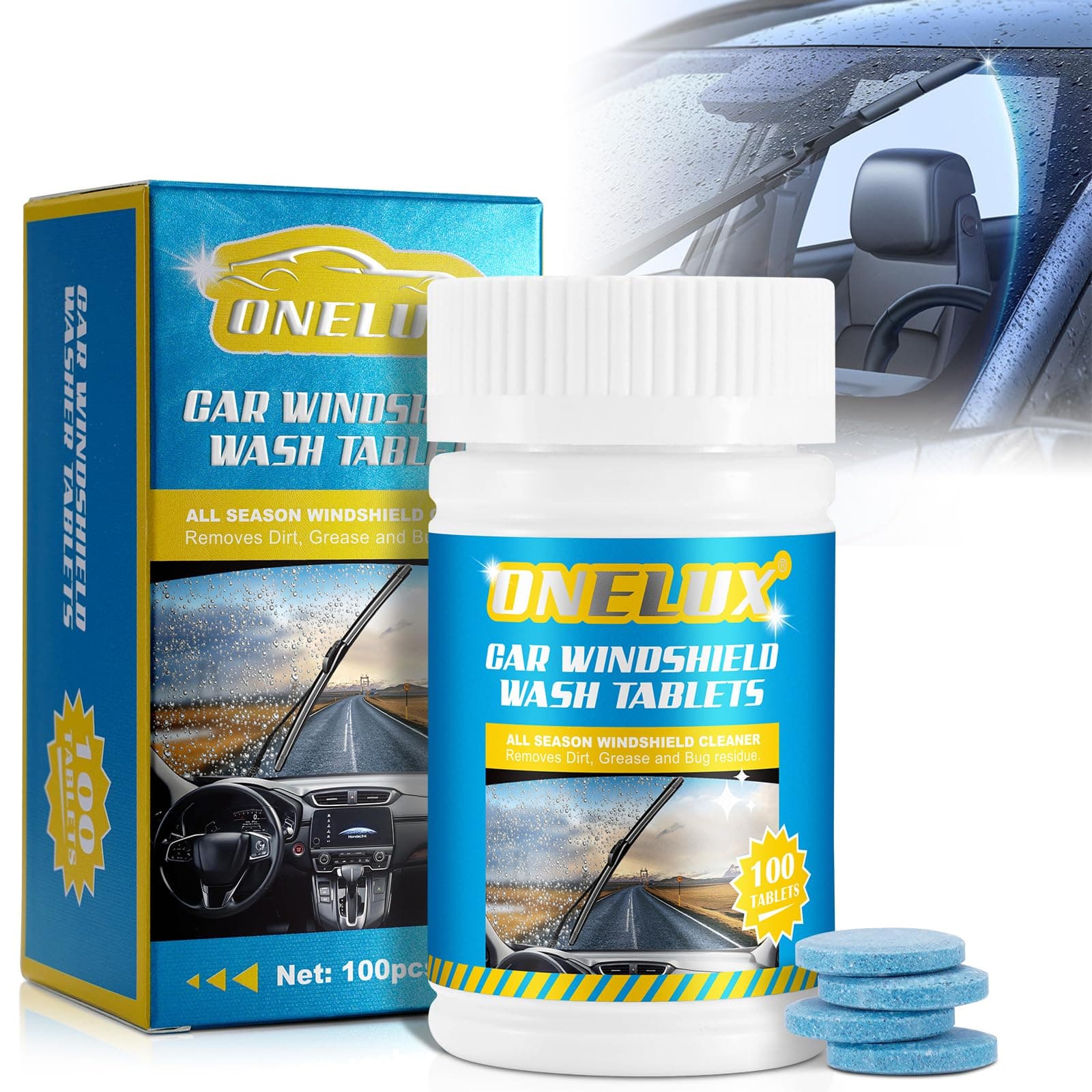 Auto-Scheibenwaschmittel-Tabletten 100 Stk 🚗💦