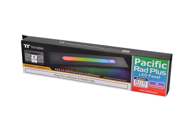 Thermaltake Pacific Rad Plus LED Radiator Panel / RGB ✨🌈