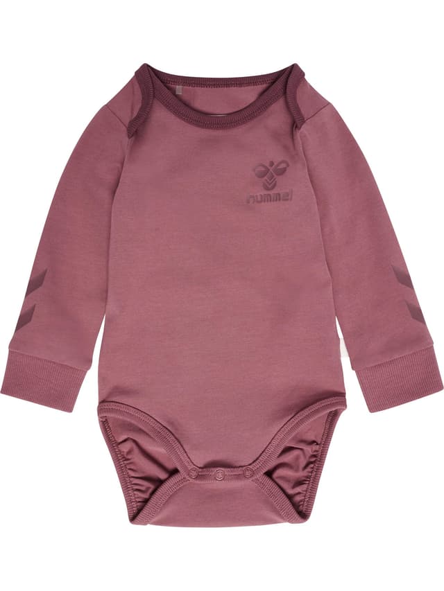 👶🌸 Hummel Baby - Mädchen Hmlmaule Body L/S BODYSTOCKING 62 ROSE BROWN Deal!