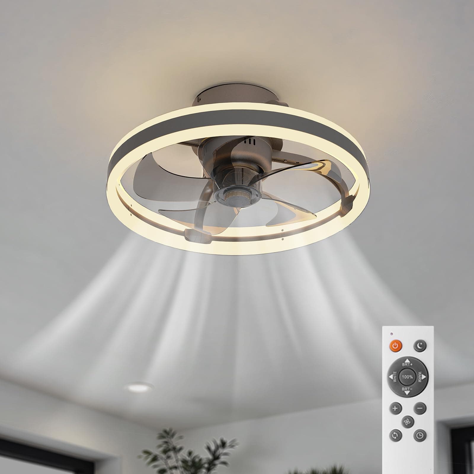 BKZO 50cm LED-Deckenventilatoren mit Beleuchtung 🌬️💡