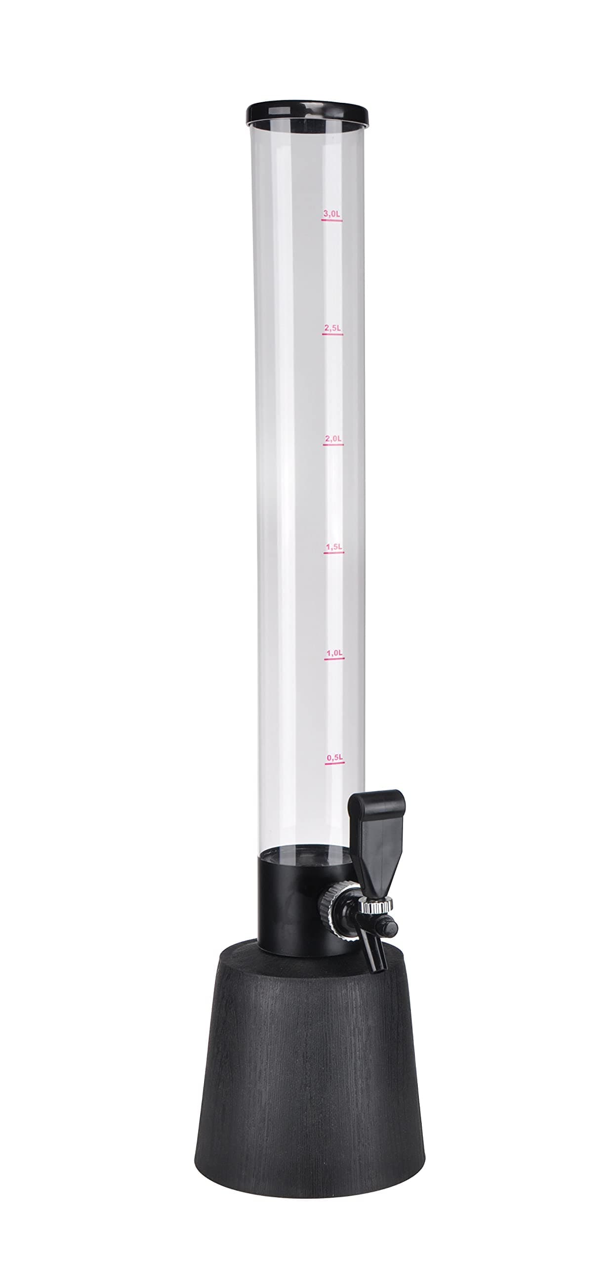 🍻 Spetebo Zapfsäule XXL für 3 Liter Getränke - Biersäule mit Zapfhahn 🥂