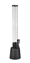 🍻 Spetebo Zapfsäule XXL für 3 Liter Getränke - Biersäule mit Zapfhahn 🥂