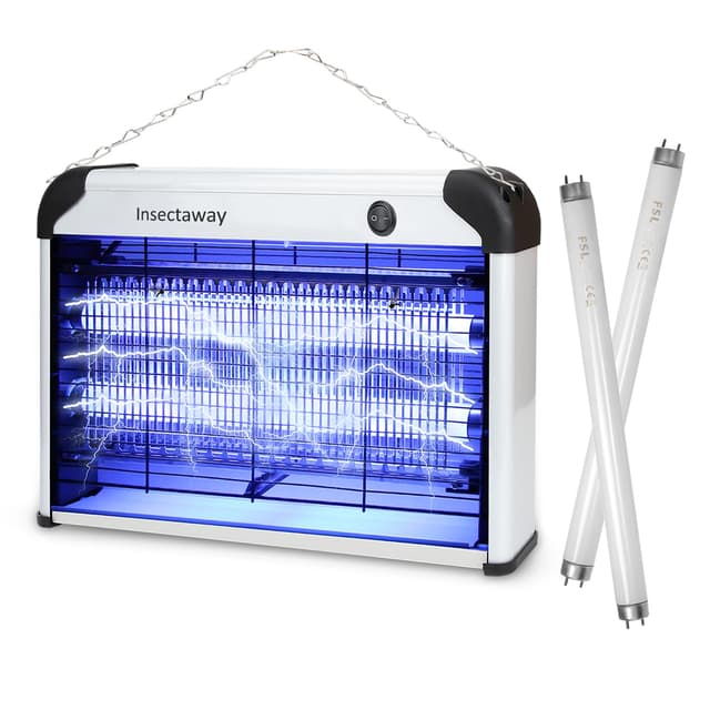 Insektenvernichter Elektrischer, 20W UV 2400V Fliegenfalle Elektrisch Mückenfalle Insektenfalle 🦟🔌