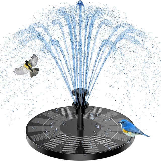 🌞 AISITIN 3.5W Solarbrunnen für Draußen - Solar Springbrunnen für Außen 🌿