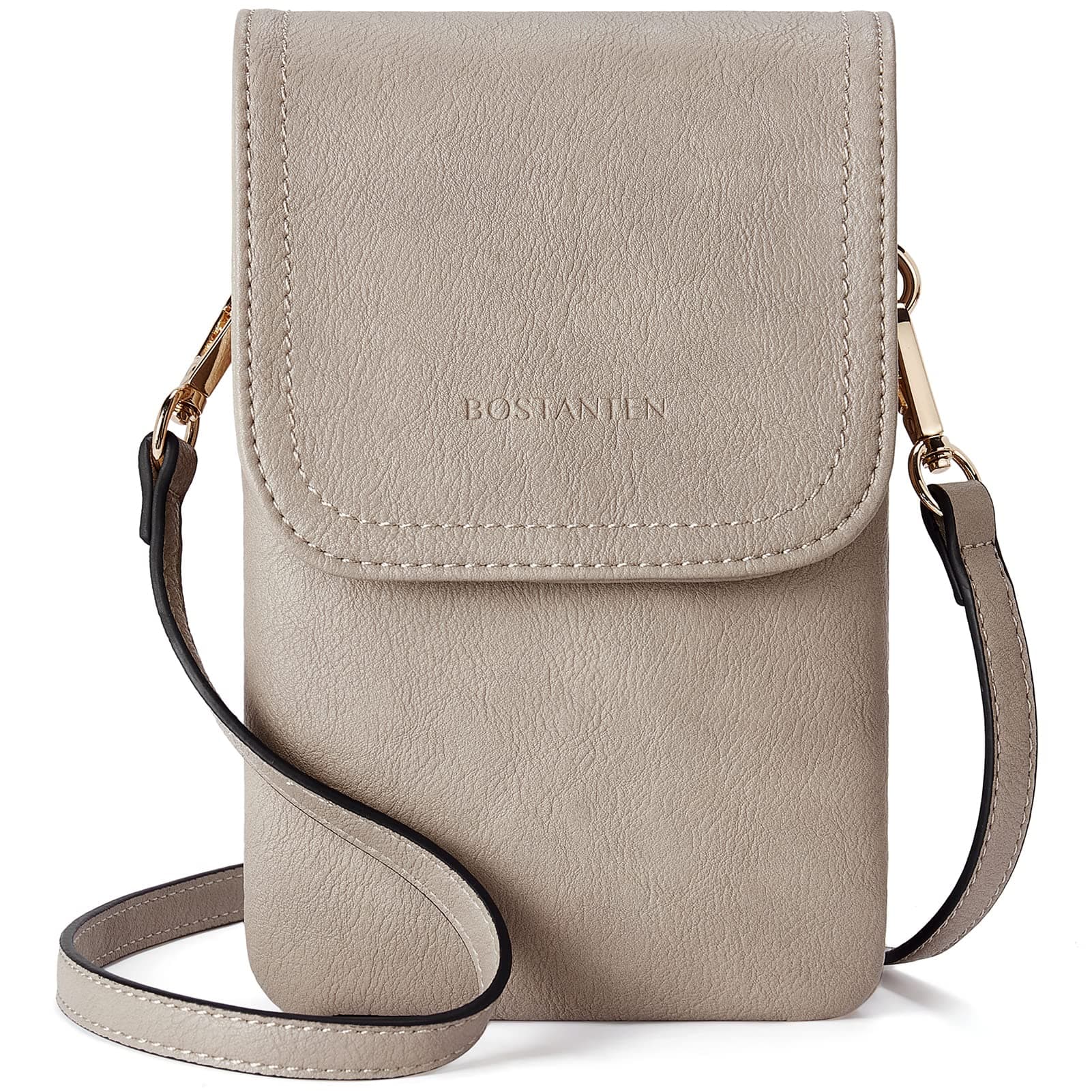 BOSTANTEN Klein Handytasche zum Umhängen 😍 Damen Umhängetasche in Grau A-03-grau