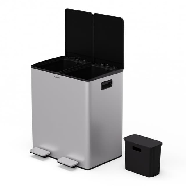 Klarstein EcoVista Mülleimer - Mülltrennsystem 40L mit Komposteimer 🌿