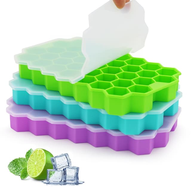 Azyh Eiswürfelbehälter für Gefrierschrank mit Deckel 🧊🍹