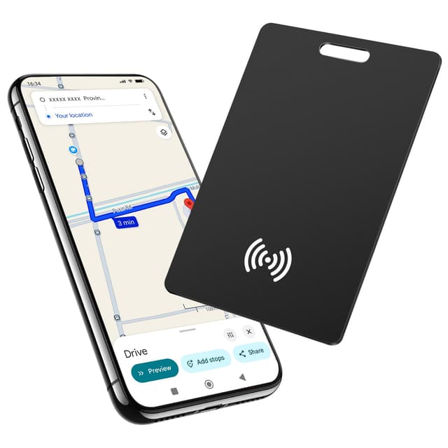 🔍🔑📱 Geldbörsen-Tracker-Karte für Android - Wiederaufladbarer Geldbörsenfinder