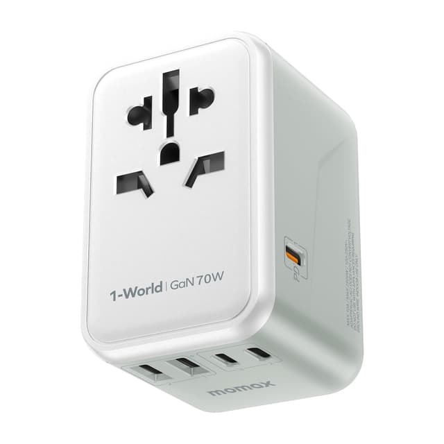 MOMAX Reiseadapter Weltweit 65W GaN Schnellladen 🌍🔌