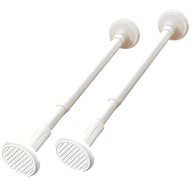 🌟 Super Angebot! Ausziehbare Vorhangstange in Weiß aus Edelstahl 🌟