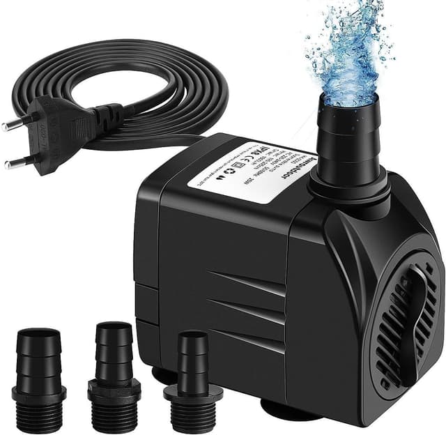 Awroutdoor Wasserpumpe Tauchpumpe, 2000L/H Aquariumpumpe für Teich Brunnen Aquarium Garten 🌊🌿