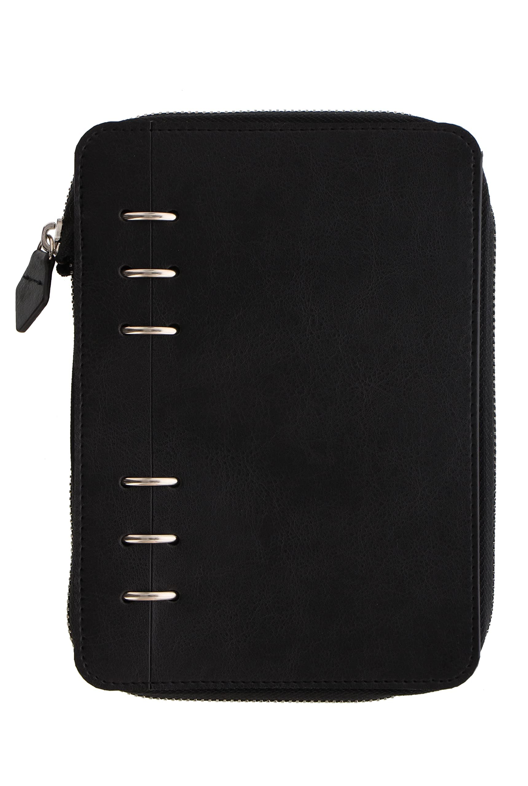 📔🖤 Filofax Personal A6 Notizbuch Ringbuch Clipbook Classic Schwarz ZIP Mappe 143007 📌✂️