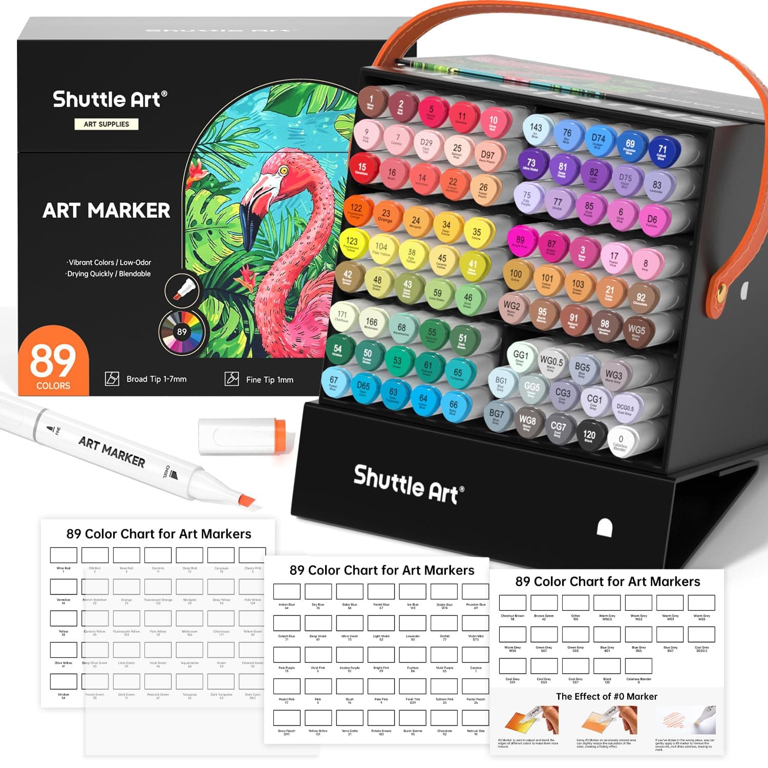 Shuttle Art 88 bunte Alkohol Marker Set 🎨🖊️