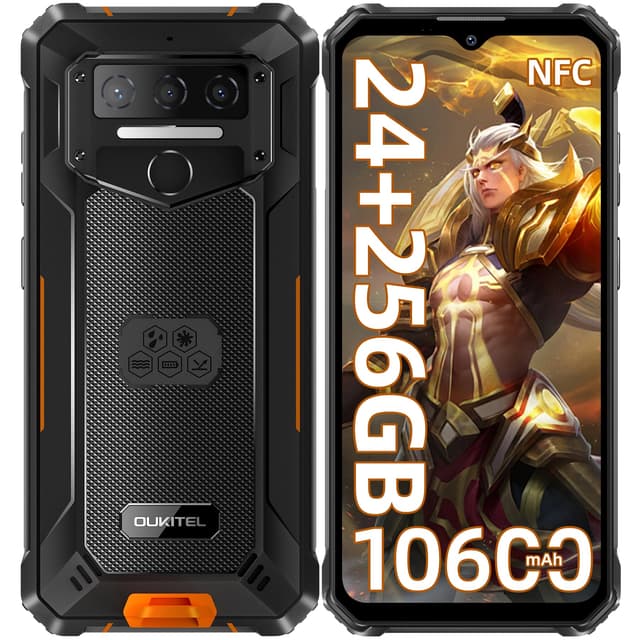 OUKITEL WP23 Plus Outdoor Handy (2025) - 10600mAh 256GB ROM +24GB RAM Smartphone
