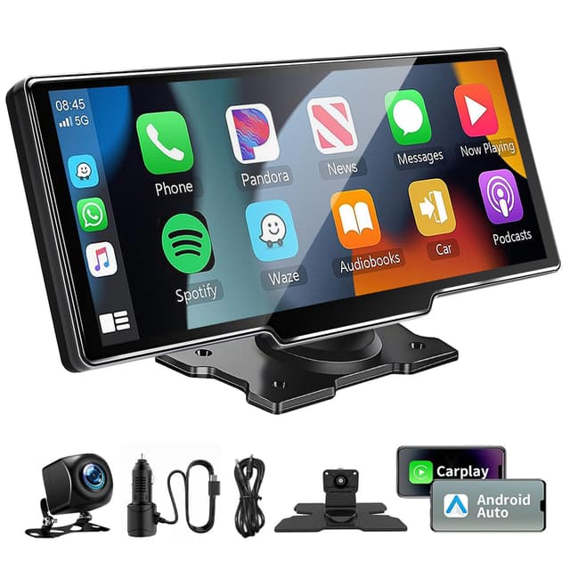 🚗 10,26 Zoll Apple Carplay Display für Apple Car Play & Android Auto 📱