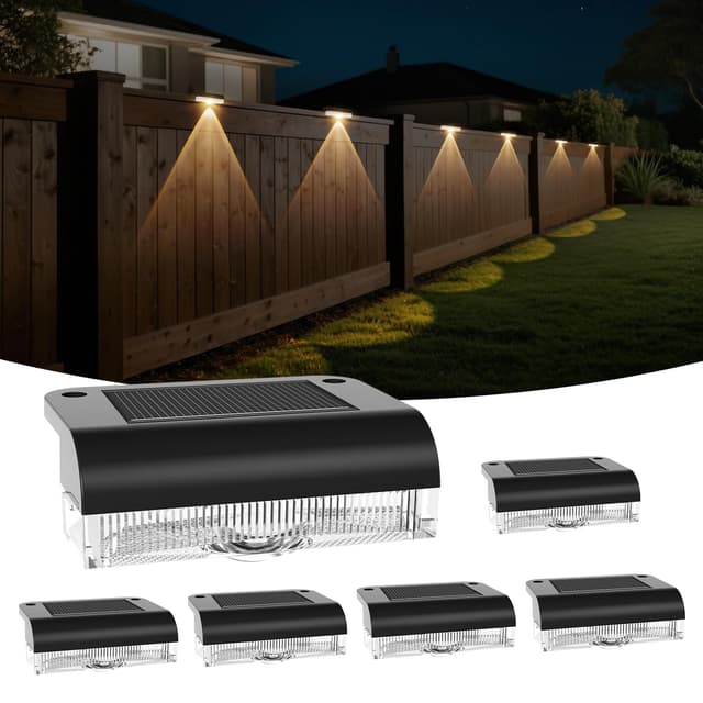 Solar Wandleuchte Aussen - LED Solarleuchten für Außen 🌞