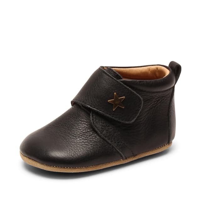 🌟 Bisgaard Unisex Baby Star Hausschuhe 25 EU Schwarz - 30.8€ + Kostenloser Versand