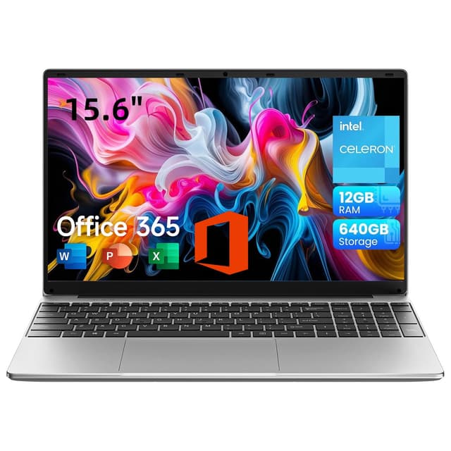 🚀 Jumper Laptop 15,6 Zoll FHD Display, 12 GB RAM 640 GB ROM, Office 365, Prozessor 5305U Notebook